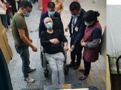 愛心接力，溫暖老伯心